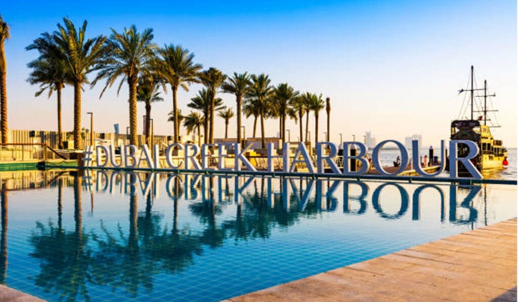 Dubai creek harbor - yacht rental in dubai